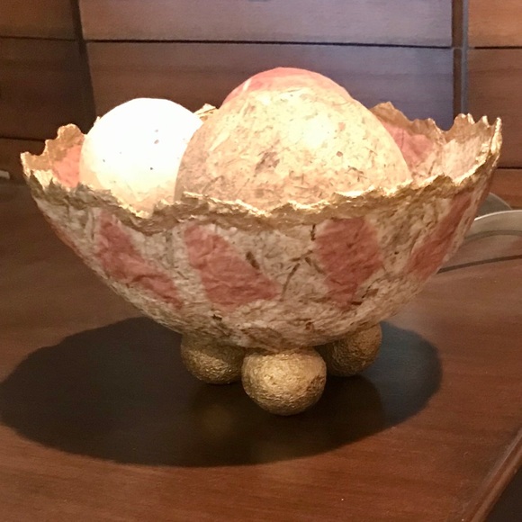 Artisan Papier-mâché Decor Bowl - Picture 13 of 15